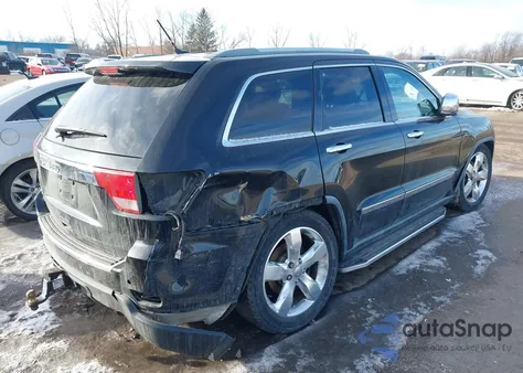 2012 Jeep Grand Cherokee Overland из США, поврежденный, VIN 1C4RJFCTXCC179034